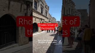 Rhodes Greece, Street of the Knights, Medieval City, UNESCO