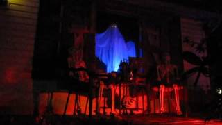 Flying Fan Ghost (FFG) and Sitting Skeletons - VHP (VIGILANTE Halloween Productions) 2016