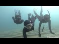 【fidive s angels】freediving u0026 making an underwater selfie with besties pacific island