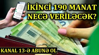 İkinci 190 MANAT NECƏ VERİLƏCƏK? 400 min NƏFƏR yenidən 190 AZN ala biləcək: POÇTLA yox BANKLA!