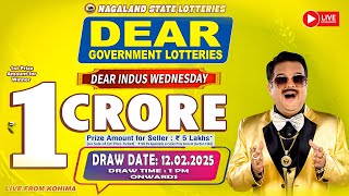 DEAR LOTTERY LIVE 1PM 12.02.2025 | NAGALAND STATE LOTTERY SAMBAD LIVE DRAW FROM KOHIMA