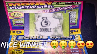 Nice Winner! Georgia Lottery: $3 Money Multiplier Scratch Off Ticket