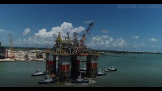 Chevron, Signet- Anchor Rig towed offshore!