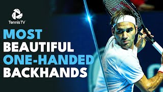 Most Beautiful One-Handed Backhands Ever Caught On Camera 🤩