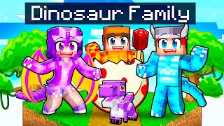 Having a DINOSAUR FAMILY in Minecraft!