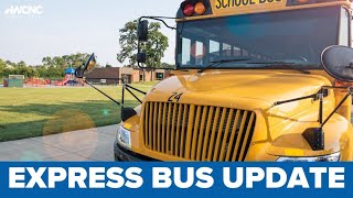Charlotte school leaders give update on new express bus program