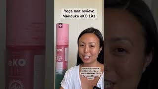 Manduka eKO Lite yoga mat review #yoga #yogaforbeginners #yogamat #yogalife