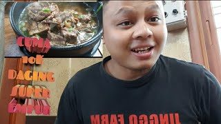 SUPER MURAH!!!! 10 RIBU  DAGINGNYA SUPER EMPUK KENYAL ENAK GURIH|| KALBITANG /소같비탕| ANDY EXPLORE