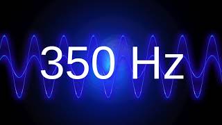 350 Hz clean pure sine wave TEST TONE frequency