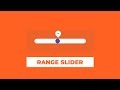 Animated Range Slider using HTML CSS & JavaScript | CSS Range Slider | Codebari
