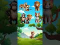 কোন প্রানীর বাবা কে 🤔 cartoon animalcartoon