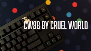 CW88 LE by Cruel World with Gateron Black Ink Switches Sound Test