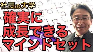 【レベルアップするための成長マインドセット】