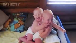 funny twin baby fighting ll Twin Baby fight video 2020 ll Cute baby fun