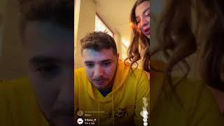 فودكا يعلن في اللايف تاريخ خطوبته  و زواجه بالقايدة غيتة #vodkafunky #wolfie_bby