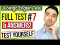 Practice Duolingo English Test  - FULL TEST & ANSWERS #7