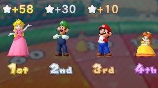 Mario Party 10 - Peach vs Mario vs Luigi vs Daisy - Whimsical Waters