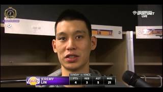 Jeremy Lin Post game interview - Sharing is caring | 12/21/14