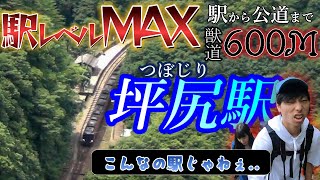 【四国最強秘境駅】”坪尻駅”ってどんな駅？展望台行ったらキツ過ぎた