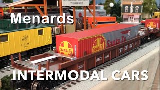 Marks Lionel Trains Menards Intermodal/Well Car Review 4-1-22