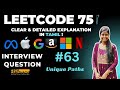 LeetCode Unique Paths Problem | Dynamic Programming Explained in Python | LeetCode 62 Solution #dsa 