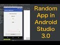 How to Create Random Number App in android studio 3.0