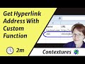 Create an Excel Function to Extract Hyperlink Address