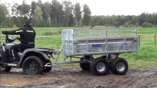 23-TV15ATV ATV tipping trailer, 1.5 tonnes