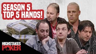 High Stakes Poker Best Poker Hands | Season 5