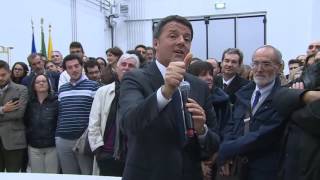 Renzi visita il Tecnopolo dell'Università di Parma (HD)