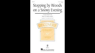 Stopping by Woods on a Snowy Evening (2-Part) - by Audrey Snyder