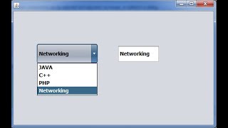 How to get selected value from jComboBox in java : NetBeans JComboBox JAVA Swing Tutorial