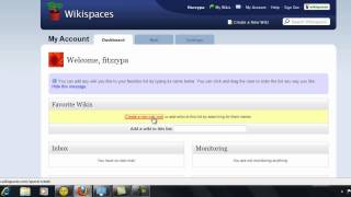 Creating a Wiki at Wikispaces