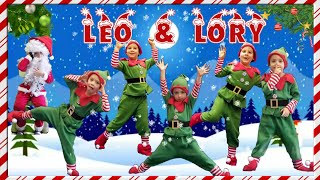 5 LITTLE ELVES JUMPING ON THE SLEIGH by Leo & Lory | CHRISTMAS SONG for kids 2021 | Nursery rhymes