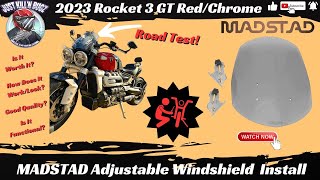 2023 Rocket 3 GT - Madstad Windshield Upgrade