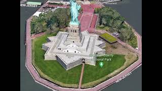 Amazing Statue of Liberty with Google Earth