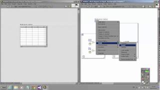 labview 2d array to table