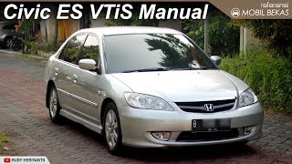 DIJUAL, Honda Civic ES VTiS Manual 2005 Facelift - Warna Silver Metalik