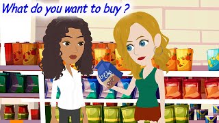 Dora Ep3 : At The Supermarket -  English for Beginner|  English Speaking Course