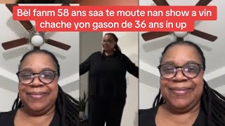 Foul video bel fanm 58 ans saa ki pase nan show a ki bezwen yon moun de 36 ans a kontinye vin gade