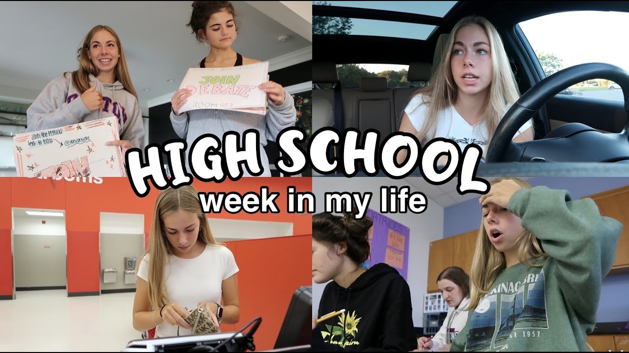 A Week In My High School Life Youtube