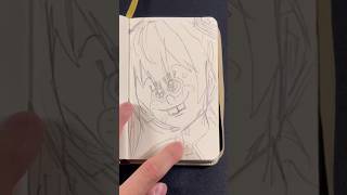 【ページ107】初音ミクを下書きが無意味な描き方で描く。 #ボーカロイド #shorts