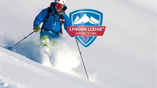 Lyngen Alps Ski touring Norway at Lyngen Lodge. Lyngsalpen Topptur Schitouren Norwegen