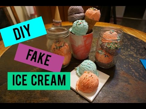 DIY FAKE ICE CREAM | ROOM DECOR & PARTY DECORATIONS DIY FAKE ICE CREAM | ROOM DECOR & PARTY DECORATIONS