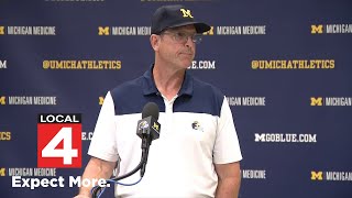 Jim Harbaugh talks depth chart on Michigan football's defensive front