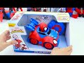 spider man toy collection unboxing review spidey and his amazing friends toy collection