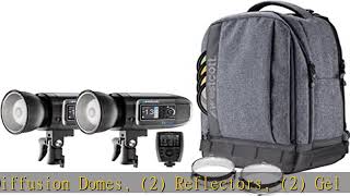 Westcott FJ400 Strobe 2-Light Backpack Kit with FJ-X3 M Universal Wireless Trigger Compatible with