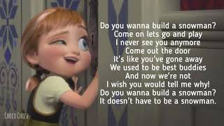 Do You Want To Build a Snowman? | Disney - Frozen  [LYRICS]
