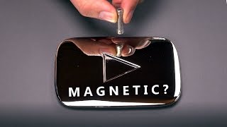 Magnetic Silver Play Button?