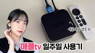 애플tv 일주일 사용 후기｜애플에서 만든 tv는 어떨까? (닥터브레인 보다 울 뻔한 썰)